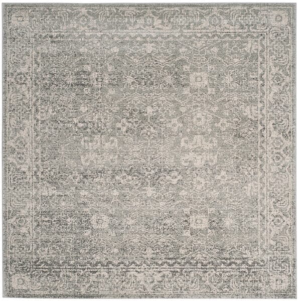 Safavieh Evoke Evk270Z Silver / Ivory Rugs - Safavieh - evk270z - 5sq