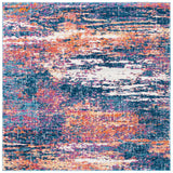 Safavieh Evoke Evk272N Navy/Orange Rugs - Safavieh - evk272n - 7sq