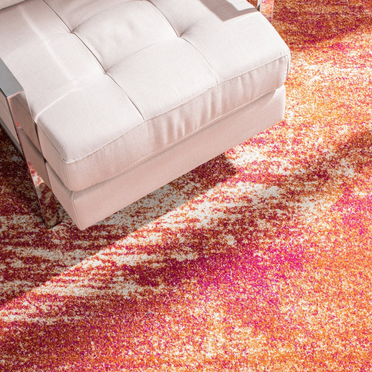 Safavieh Evoke Evk272P Ivory/Orange Rugs - Safavieh - evk272p - 7r