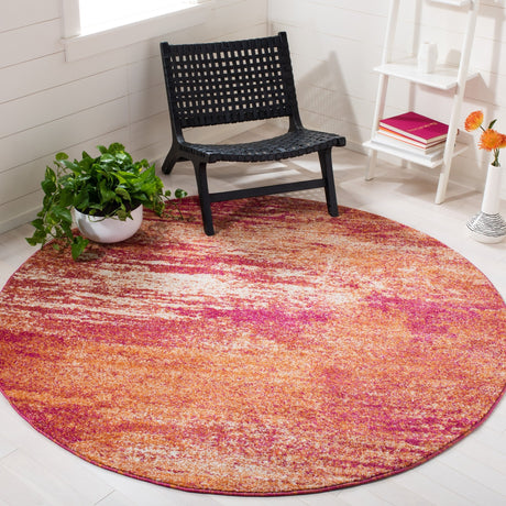 Safavieh Evoke Evk272P Ivory/Orange Rugs - Safavieh - evk272p - 7r