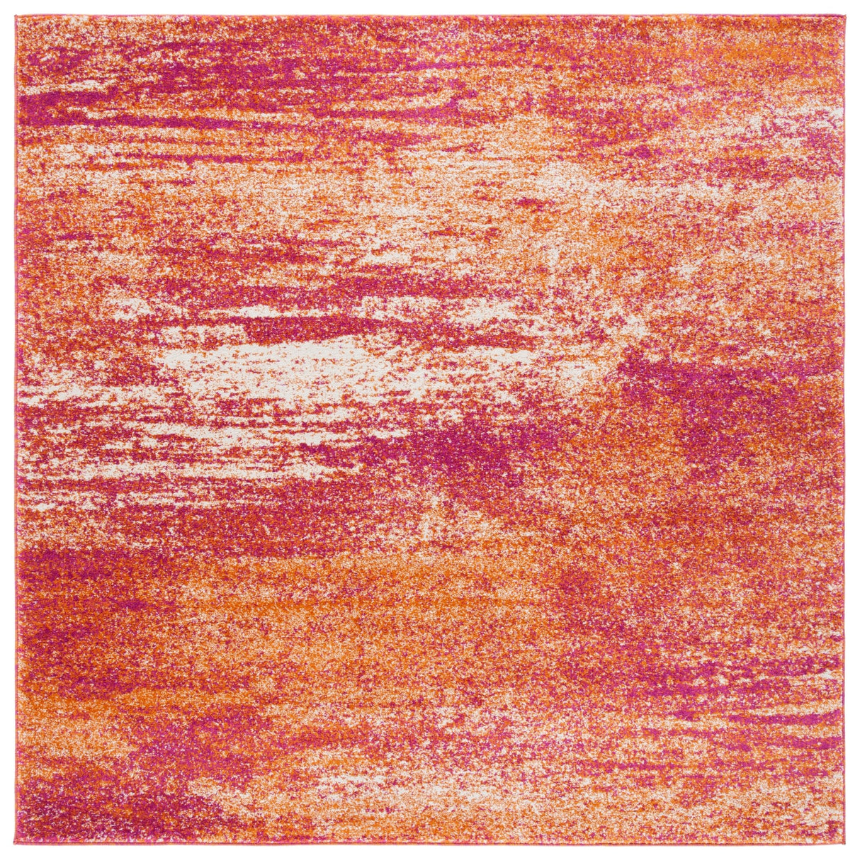 Safavieh Evoke Evk272P Ivory/Orange Rugs - Safavieh - evk272p - 7sq