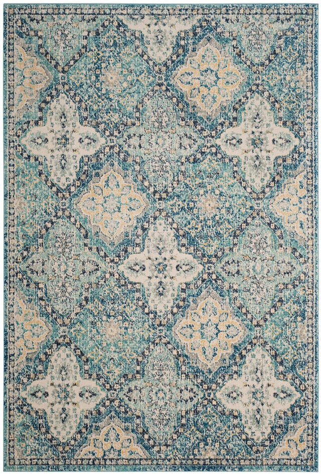 Safavieh Evoke Evk274C Light Blue / Ivory Rugs - Safavieh - evk274c - 24