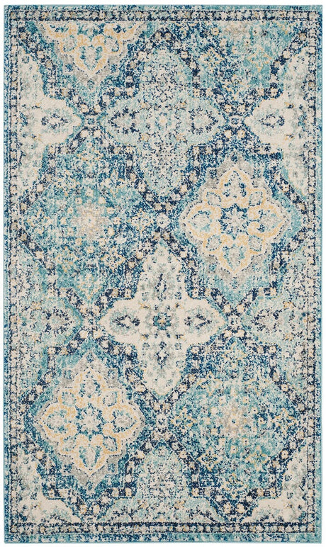 Safavieh Evoke Evk274C Light Blue / Ivory Rugs - Safavieh - evk274c - 24