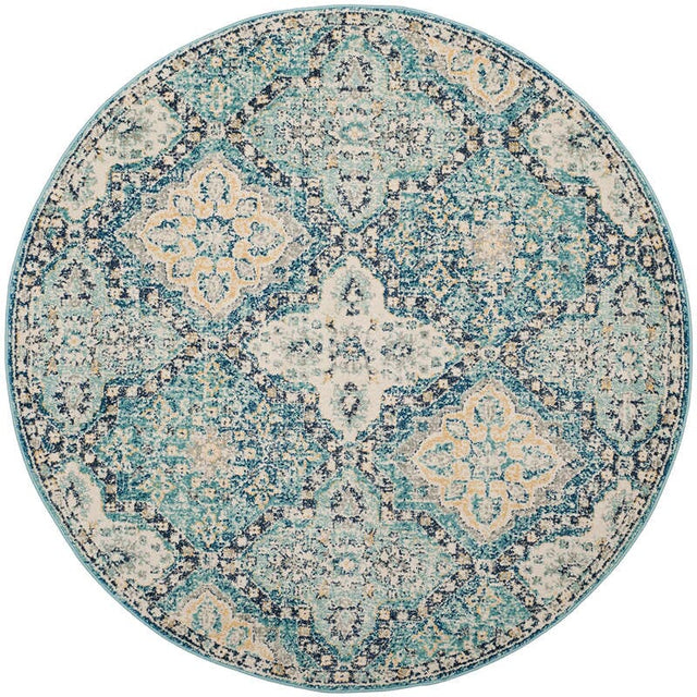 Safavieh Evoke Evk274C Light Blue / Ivory Rugs - Safavieh - evk274c - 5r