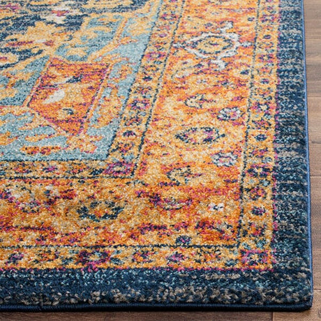 Safavieh Evoke Evk275C Blue / Orange Rugs - Safavieh - evk275c - 24