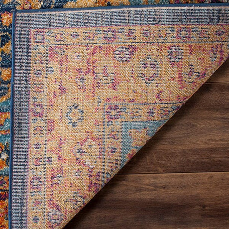 Safavieh Evoke Evk275C Blue / Orange Rugs - Safavieh - evk275c - 24