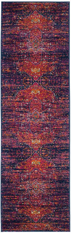 Safavieh Evoke Evk275F Blue / Fuchsia Rugs - Safavieh - evk275f - 213