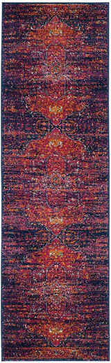 Safavieh Evoke Evk275F Blue / Fuchsia Rugs - Safavieh - evk275f - 27