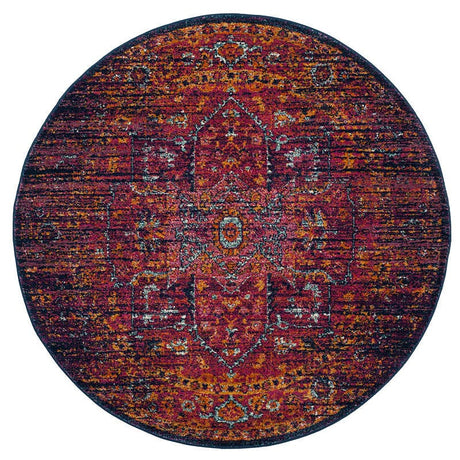 Safavieh Evoke Evk275F Blue / Fuchsia Rugs - Safavieh - evk275f - 3r