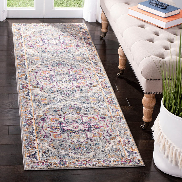 Safavieh Evoke Evk275H Grey / Grey Rugs - Safavieh - evk275h - 7sq