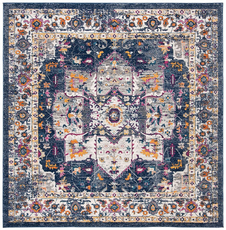 Safavieh Evoke Evk275N Navy / Grey Rugs - Safavieh - evk275n - 7sq