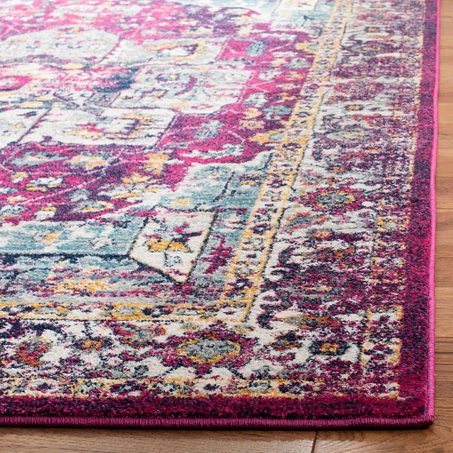 Safavieh Evoke Evk275R Fuchsia / Ivory Rugs - Safavieh - evk275r - 3