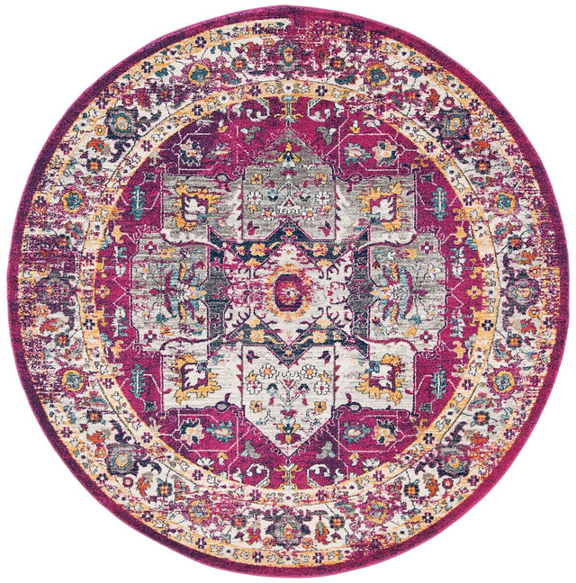 Safavieh Evoke Evk275R Fuchsia / Ivory Rugs - Safavieh - evk275r - 7r