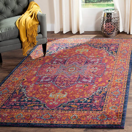 Safavieh Evoke Evk275S Fuchsia / Orange Rugs - Safavieh - evk275s - 24