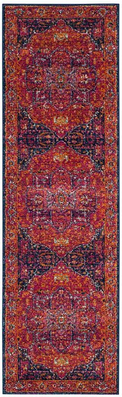 Safavieh Evoke Evk275S Fuchsia / Orange Rugs - Safavieh - evk275s - 24