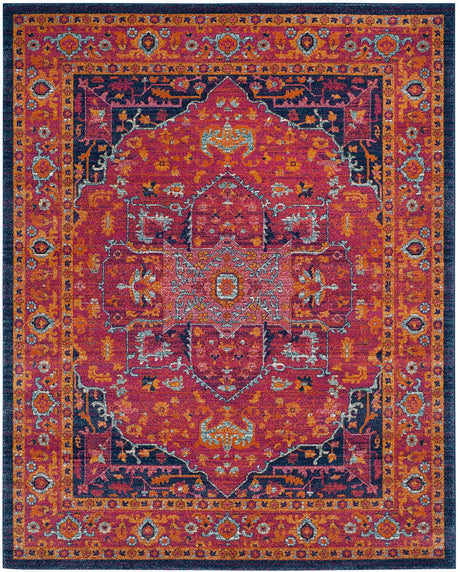 Safavieh Evoke Evk275S Fuchsia / Orange Rugs - Safavieh - evk275s - 24