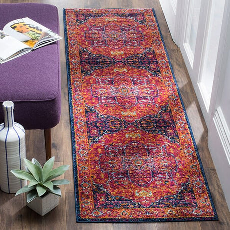 Safavieh Evoke Evk275S Fuchsia / Orange Rugs - Safavieh - evk275s - 24