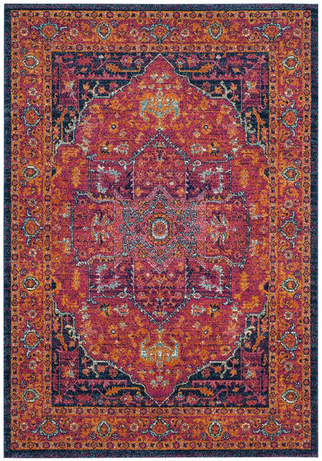 Safavieh Evoke Evk275S Fuchsia / Orange Rugs - Safavieh - evk275s - 24