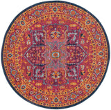 Safavieh Evoke Evk275S Fuchsia / Orange Rugs - Safavieh - evk275s - 3r