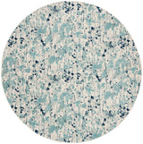 Safavieh Evoke Evk284M Ivory / Blue Rugs - Safavieh - evk284m - 7r