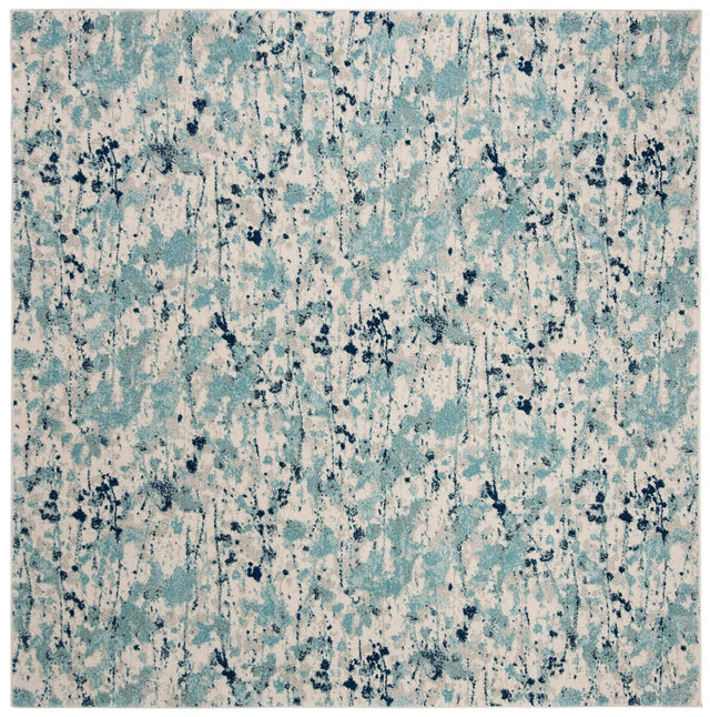 Safavieh Evoke Evk284M Ivory / Blue Rugs - Safavieh - evk284m - 7sq