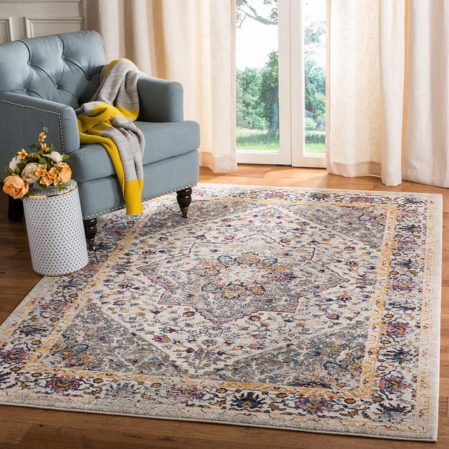 Safavieh Evoke Evk288A Ivory / Grey Rugs - Safavieh - evk288a - 3