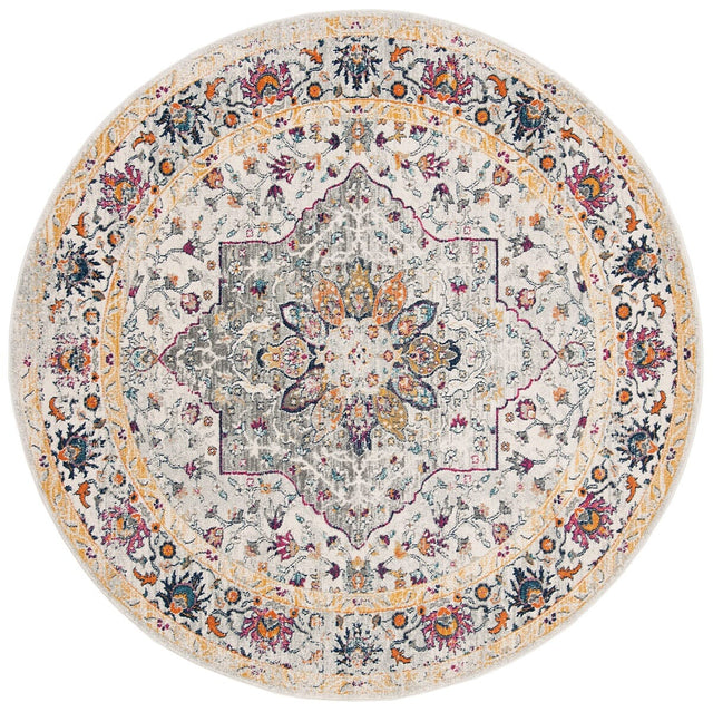 Safavieh Evoke Evk288A Ivory / Grey Rugs - Safavieh - evk288a - 7r