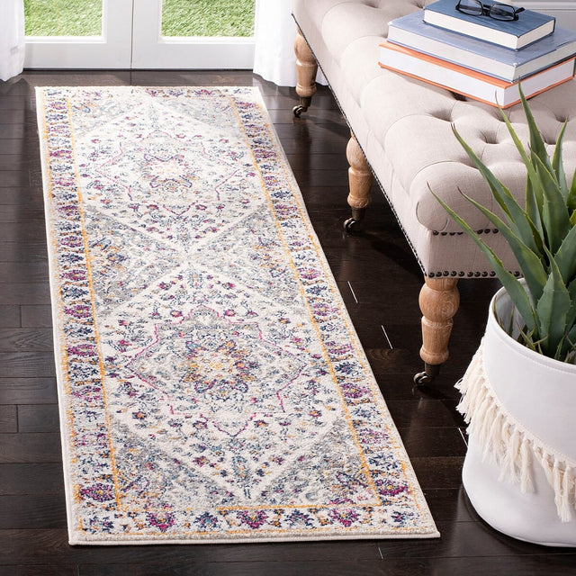 Safavieh Evoke Evk288A Ivory / Grey Rugs - Safavieh - evk288a - 7sq