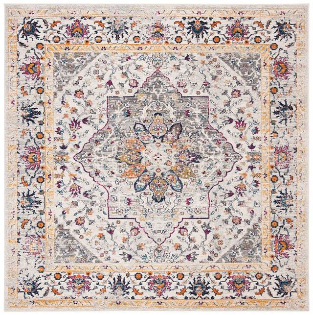 Safavieh Evoke Evk288A Ivory / Grey Rugs - Safavieh - evk288a - 7sq