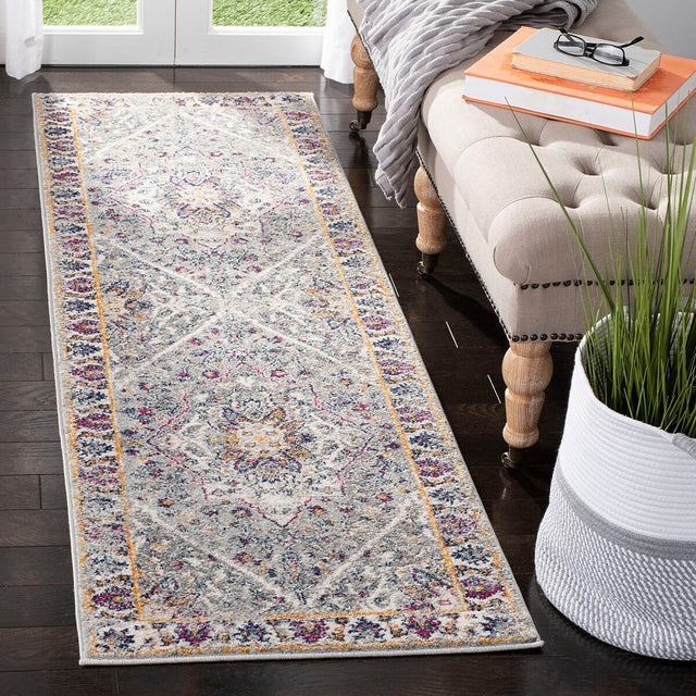 Safavieh Evoke Evk288F Grey / Grey Rugs - Safavieh - evk288f - 7sq