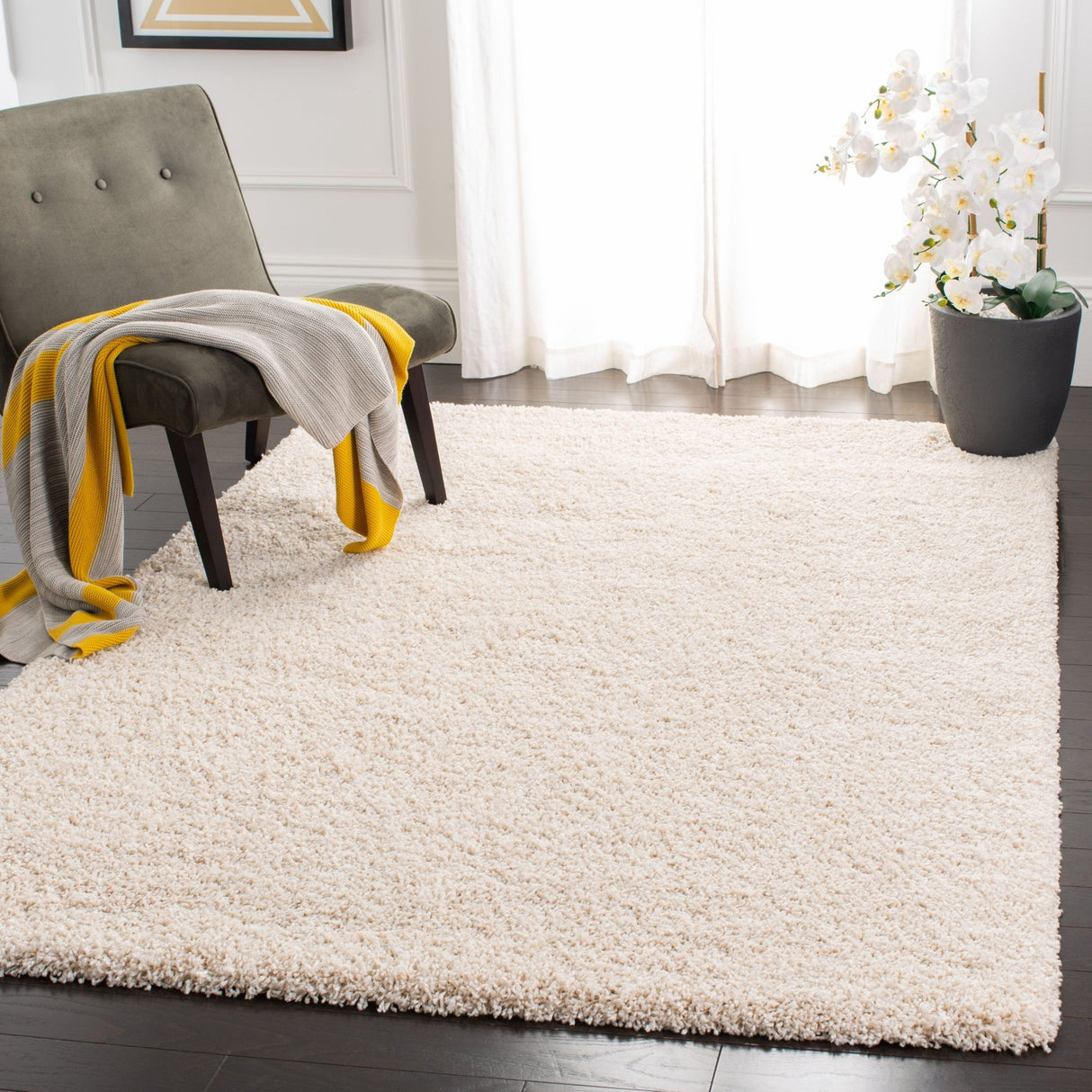 Safavieh Evolution Shag Evo520A Ivory Rugs - Safavieh - evo520a - 3