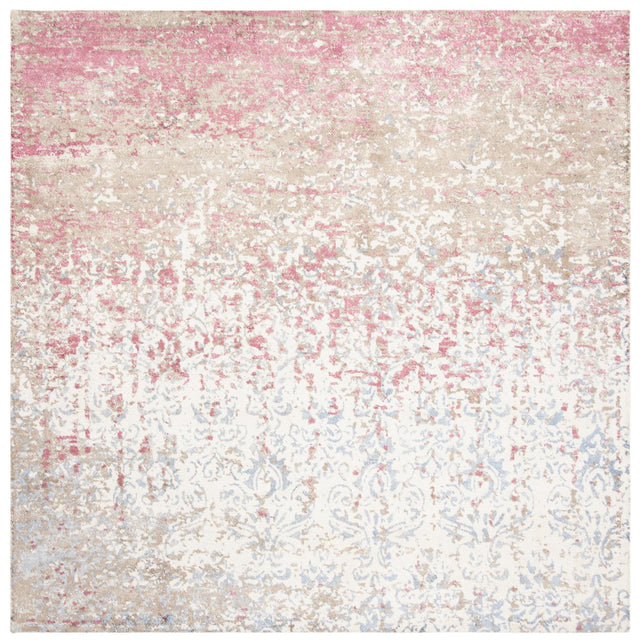 Safavieh Expression Exp477M Ivory/Blue Rugs - Safavieh - exp477m - 6sq