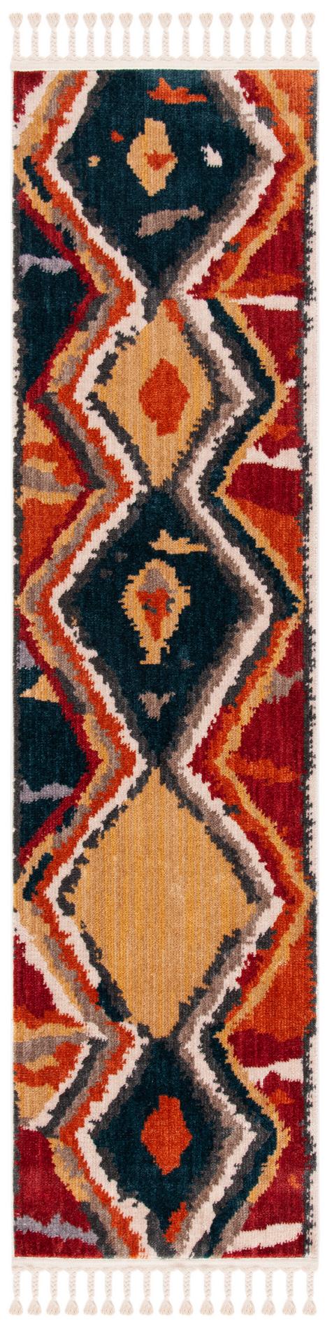 Safavieh Farmhouse Fmh803C Yellow/Red Rugs - Safavieh - fmh803c - 28