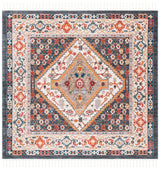 Safavieh Farmhouse Fmh812H Charcoal/Ivory Rugs - Safavieh - fmh812h - 6sq