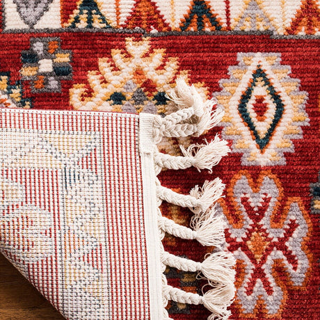 Safavieh Farmhouse Fmh814Q Red/Ivory Rug - Safavieh - fmh814q - 2