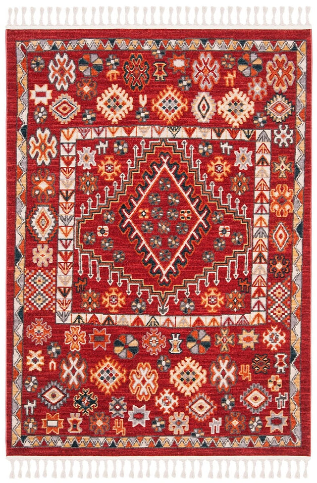 Safavieh Farmhouse Fmh814Q Red/Ivory Rug - Safavieh - fmh814q - 2