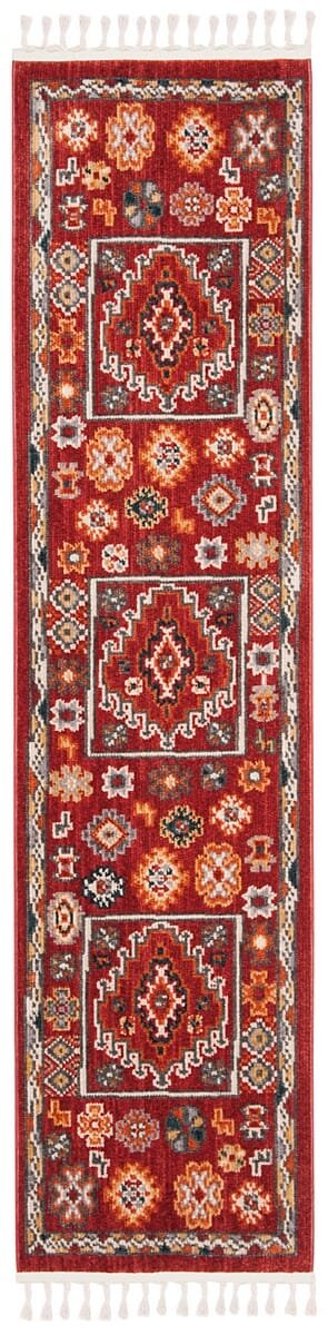 Safavieh Farmhouse Fmh814Q Red/Ivory Rug - Safavieh - fmh814q - 26