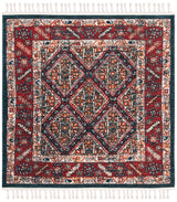 Safavieh Farmhouse Fmh820A Ivory/Navy Rug - Safavieh - fmh820a - 6sq