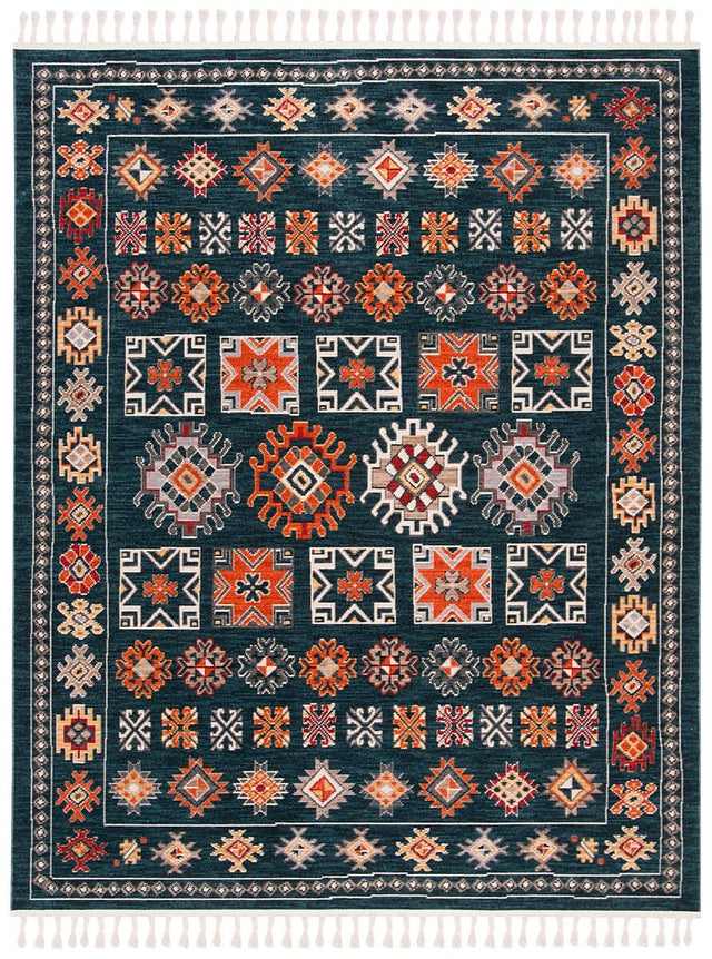 Safavieh Farmhouse Fmh822N Navy/Orange Rug - Safavieh - fmh822n - 26