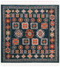 Safavieh Farmhouse Fmh822N Navy/Orange Rug - Safavieh - fmh822n - 6sq