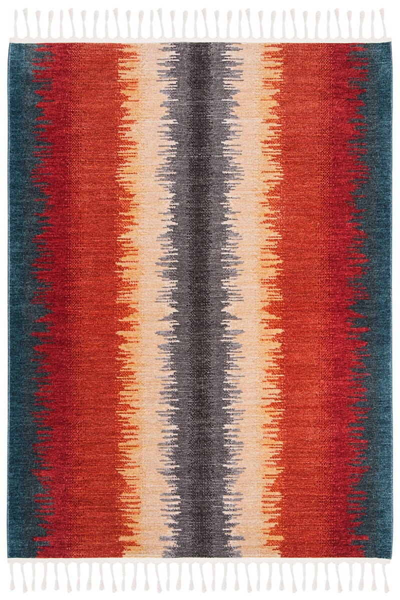 Safavieh Farmhouse Fmh824N Navy / Orange Rugs - Safavieh - fmh824n - 3