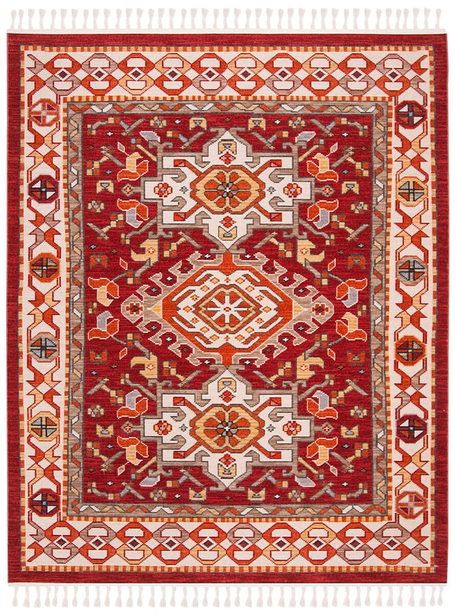 Safavieh Farmhouse Fmh825A Ivory / Red Rugs - Safavieh - fmh825a - 28