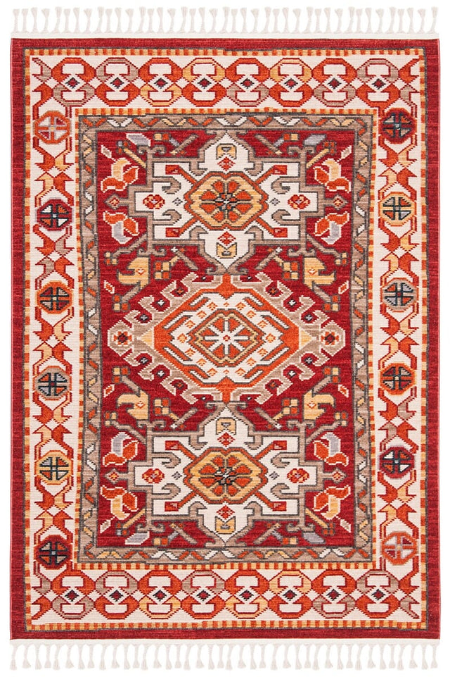 Safavieh Farmhouse Fmh825A Ivory / Red Rugs - Safavieh - fmh825a - 3