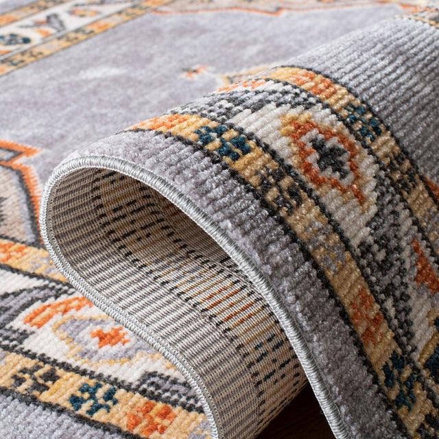 Safavieh Farmhouse Fmh830E Grey/Orange Rugs - Safavieh - fmh830e - 28