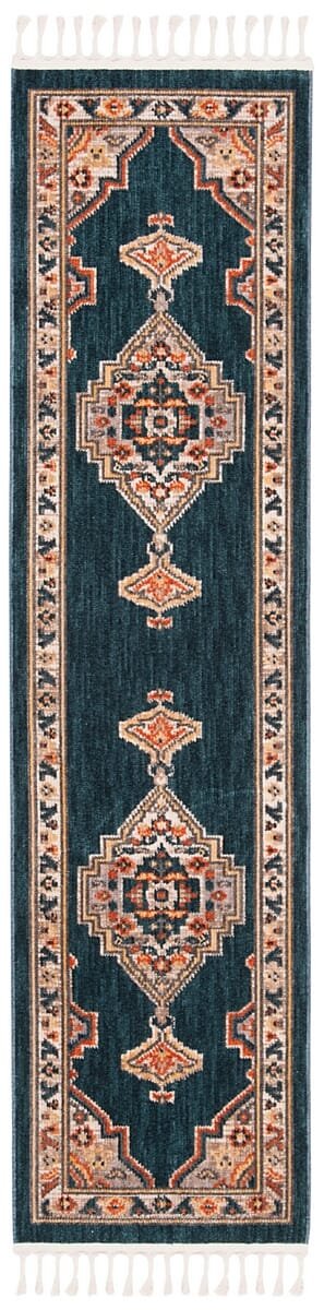 Safavieh Farmhouse Fmh830N Cream / Navy Rugs - Safavieh - fmh830n - 28