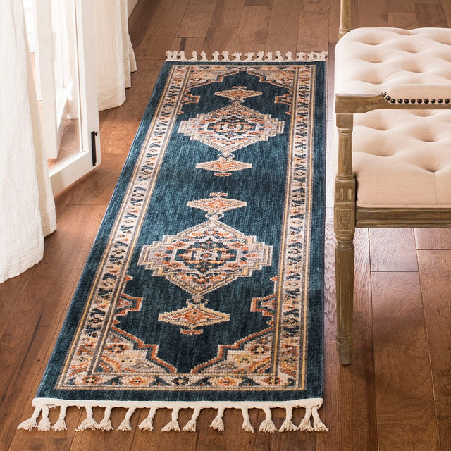 Safavieh Farmhouse Fmh830N Cream / Navy Rugs - Safavieh - fmh830n - 28