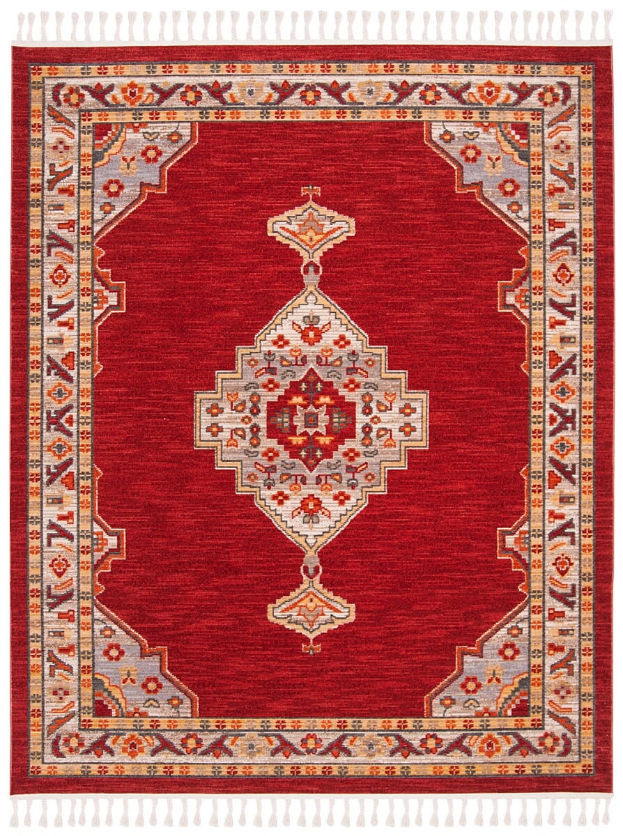 Safavieh Farmhouse Fmh830Q Creme / Red Rugs - Safavieh - fmh830q - 28