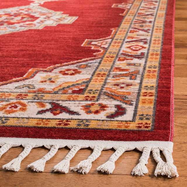 Safavieh Farmhouse Fmh830Q Creme / Red Rugs - Safavieh - fmh830q - 3