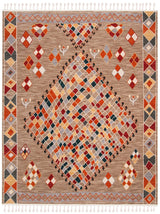 Safavieh Farmhouse Fmh852E Taupe / Navy Rugs - Safavieh - fmh852e - 28