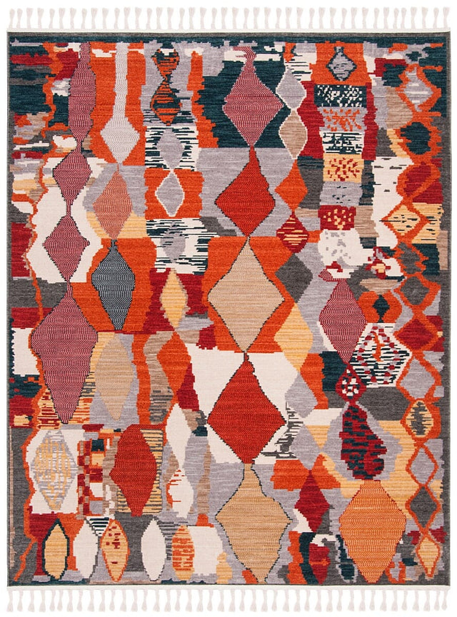 Safavieh Farmhouse Fmh853P Orange / Navy Rugs - Safavieh - fmh853p - 28